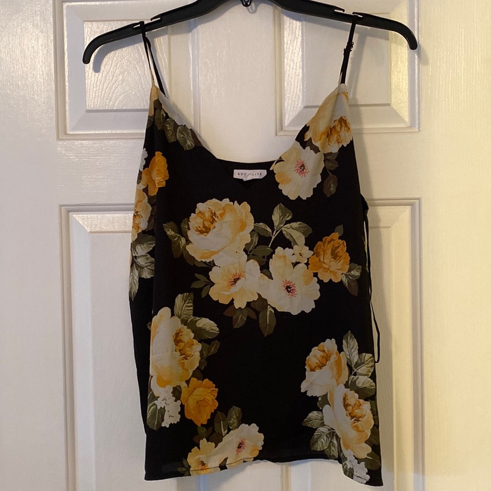 Floral Blouse Tank